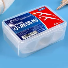 50 шт. пластиковая прочная легкая зубная нить премиум класса для женщин мужчин и взрослых