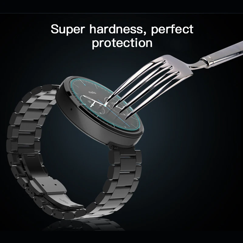 Защитное стекло закаленное 9H для Samsung Gear S3 S4 S2 2 R380 Sport 2.5D Premium|Защитные стёкла и