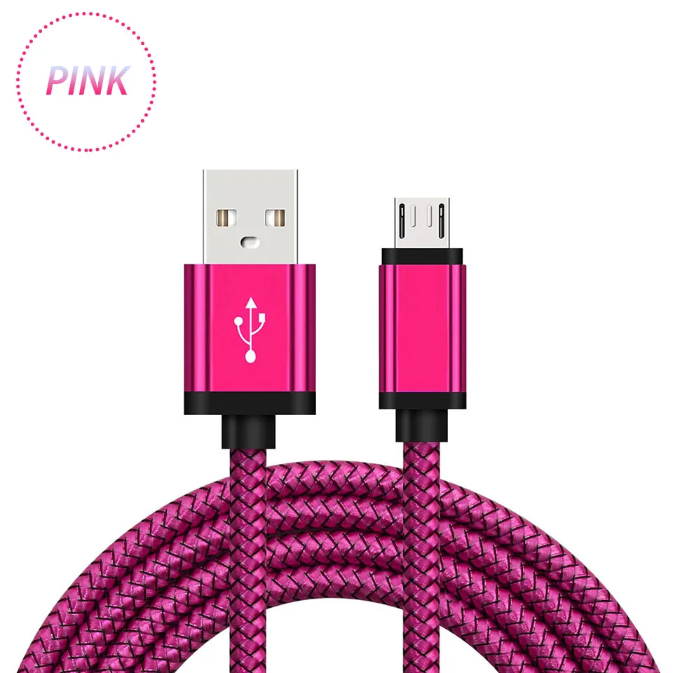Micro USB Fast Charging Cable For Samsung Galaxy A3/A5/A7 J3/J5/J7 S7 Phone charger 2 MLong Kabel Microusb Short Cord