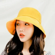 SUOGRY новые весенне-летние хлопковые Панамы для женщин и мужчин Уличная дорожная шляпа ведро шапки