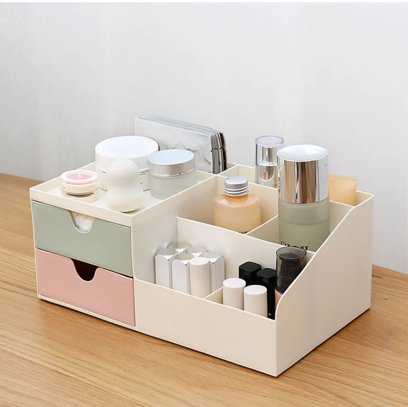 

Multi Layer Cosmetic Storage Box Drawer Desktop Makeup Case Rack Organizer Container Jewelry Necklace Earring Sundries Holder