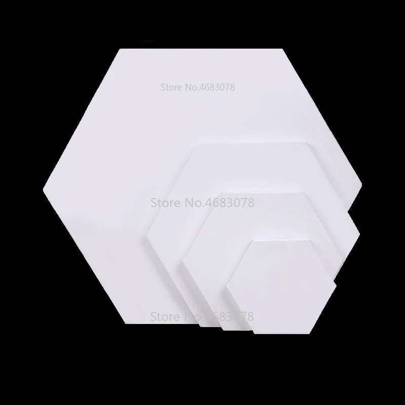 

10 Pieces Hexagon Cotton Wood Frame for Professional Artist Canvas Oil Painting Framed for Primed Oil Acrylic Paint Wholesale