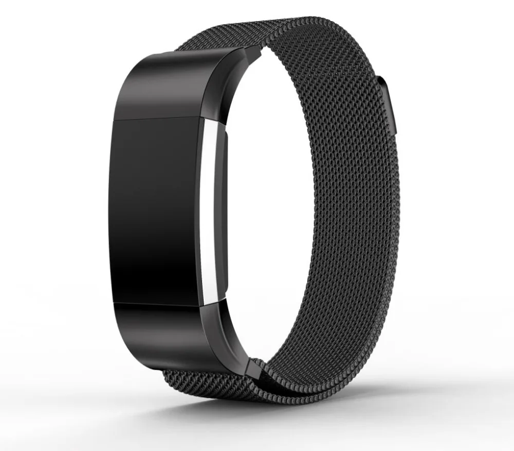 10 цветов для браслета Fitbit Charge 2 магнитный с миланским плетением браслет из нержавеющей стали сменные полосы для Fitbit charge2 ремешок