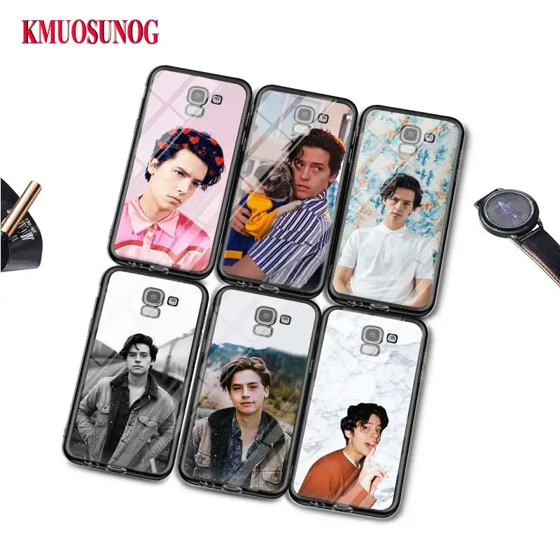 

Black Silicone Case Cole Sprouse Moley for Samsung Galaxy j8 j7 j6 j5 j4 j3 Plus Prime 2018 2017 2016 Phone Bag Cover
