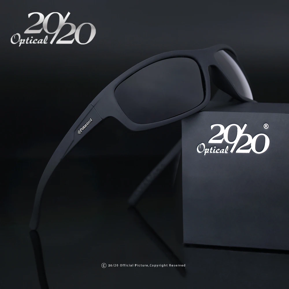 20/20 Marca Óptica 2017 Nova Polarized óculos de Sol Homens Moda Oculos óculos de sol Masculino Óculos de Sol Óculos de Viagem oculos de sol masculino PL66 oculos masculino oculos de sol masculino pesca óculos
