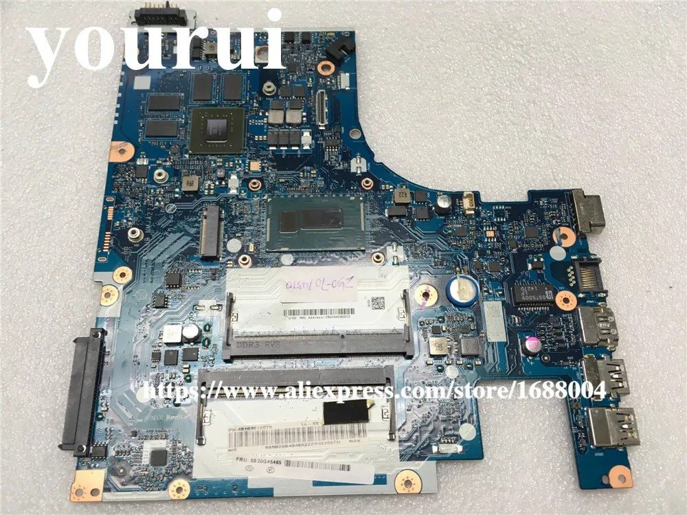 Высокое качество ACLUA/ACLUB NM-A273 для Lenovo Z50-70 Материнская плата ноутбука 5B20G45465 SR1EB I7-4510U