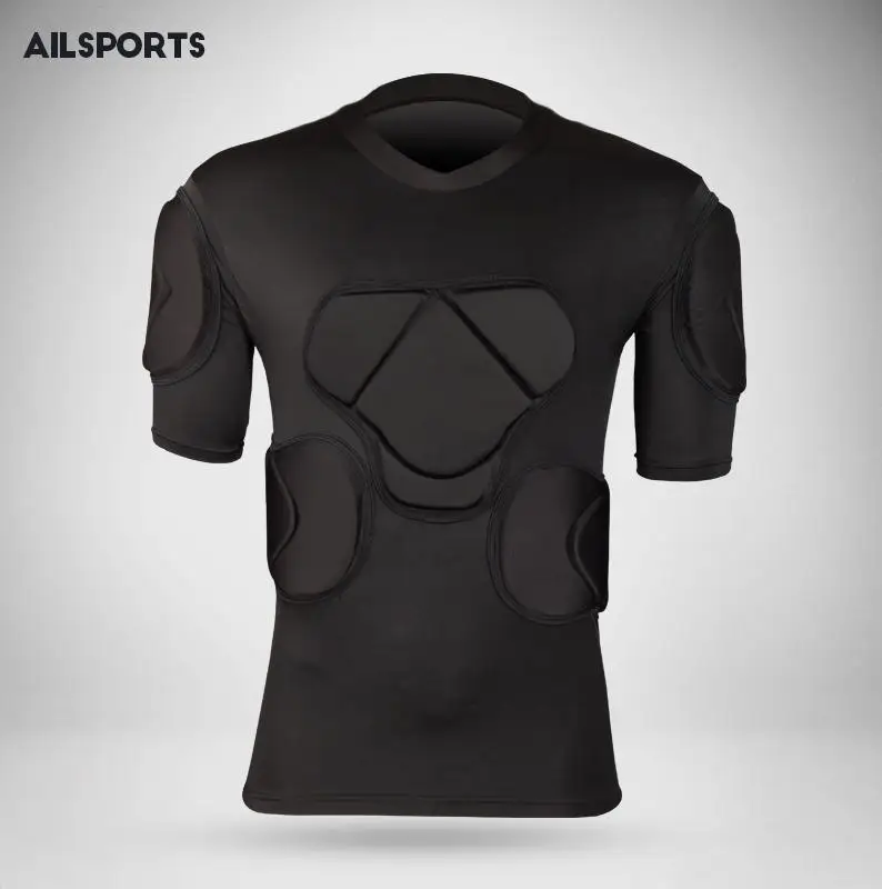 Maillot rembourré foot rugby football américain protection protecteur 3 x