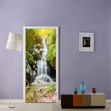 3D Стены Двери Стикеры деколь, художественный Декор Виниловый Съемный Плакат плакат со сценами оконные и дверные профили AP16
