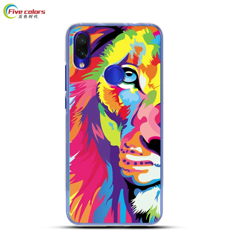 Silicone Full Protection Cover Back Case For Xiaomi Redmi Note 7 Anti-knock Soft TPU for Phone Bags Fundas |
