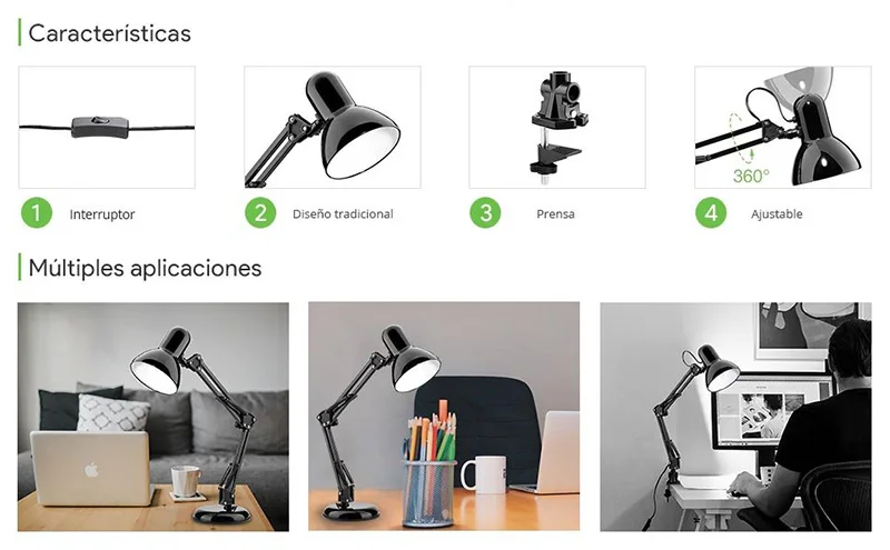 desk light 220V