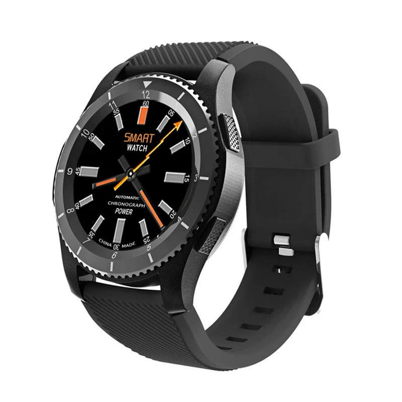 

G8 Round COLOR Screen Steel bezel Smart Watch Dial Call Bluetooth Sync Heart Rate blood pressure Monitor Gesture control VS V365