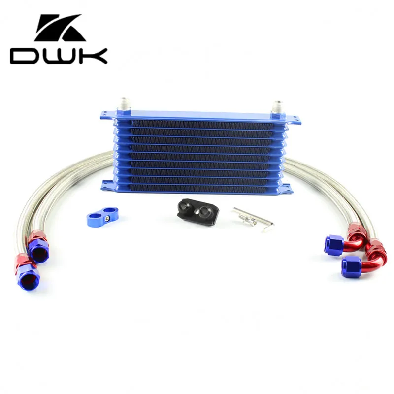 AN10 10 Rows TRUST Oil Cooler Kit for BMW 3 Series E36 E46 E82 E90Oil