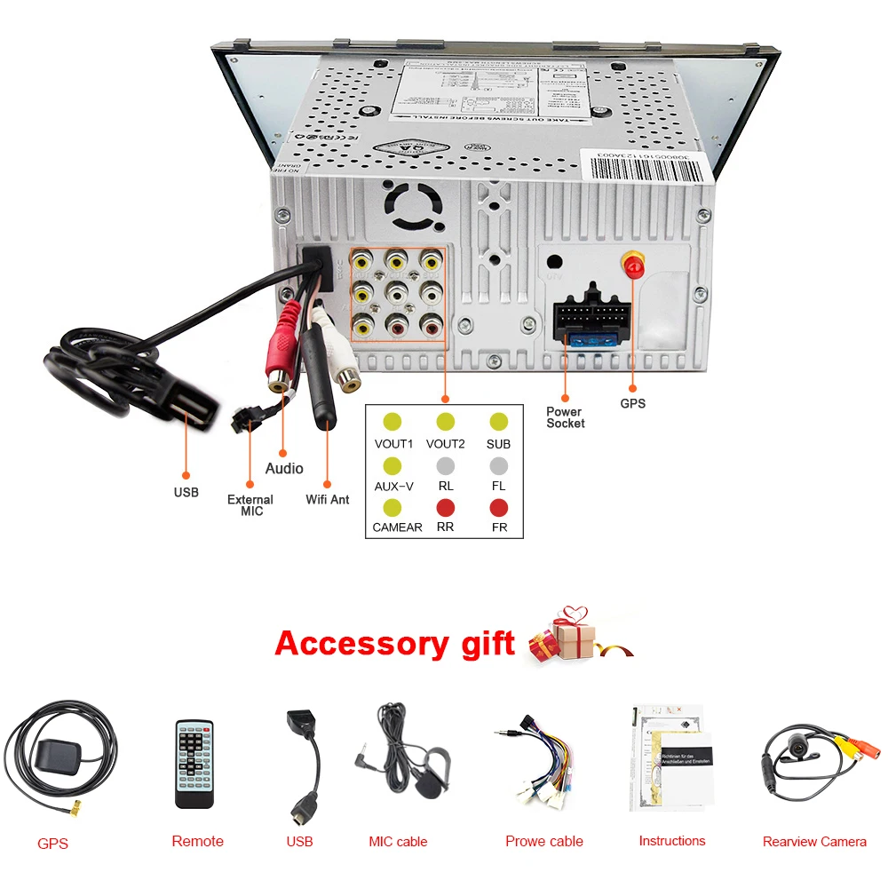 Perfect Eunavi 2 din Android 9.1 car dvd player Multimedia gps stereo for toyota camry 2006 2007 2008 2009 2011 TDA7851 headunit radio 4