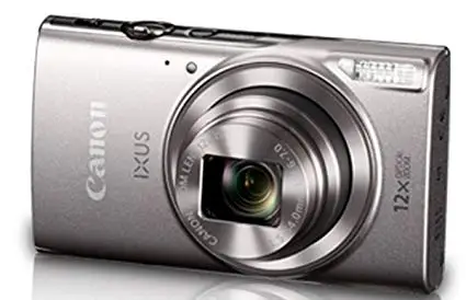 Серебристый Используется, Canon I XUS-285 HS 20.2MP точка и Съемка камеры с 12x оптическим зумом - Цвет: Серебристый