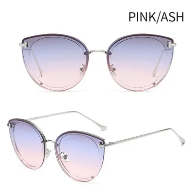iGUETTA Fashion Female Polarized Sunglasses Women Cat Eye Polarized Sun Glasses Women Driving Titanium Retro Sunglass IYJB520 - Цвет линз: IYJB520-06