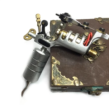 

Top Tattoo-Smith Sunshine Rotary Motor Tattoo Machine Gun Liner Shade Swiss Quality Motor Silver Auto Lock Tattoo Grip