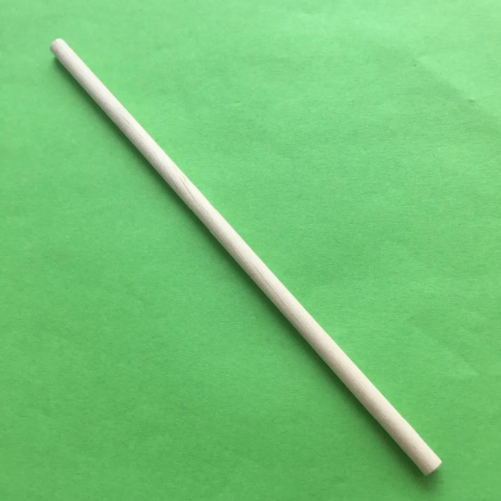 

10pcs/lot K838Y Original Color Round Ice Cream Stick Wooden Stick for DIY Model Make