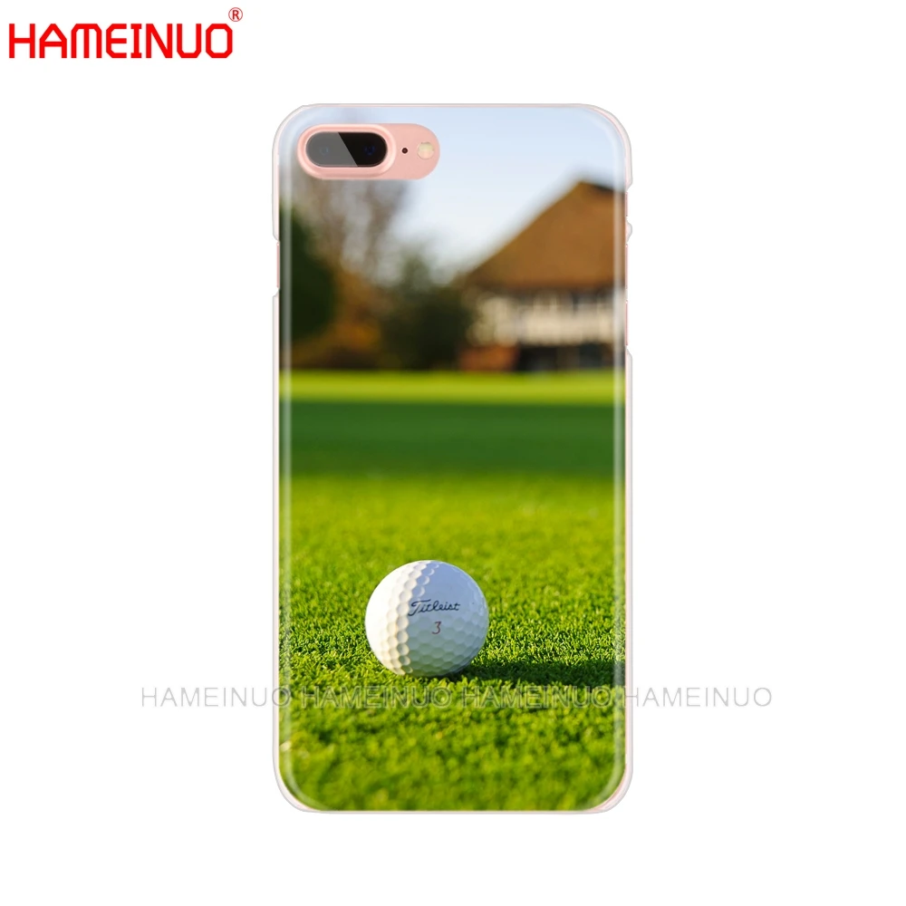 HAMEINUO больших мячи для гольфа спортивный Чехол для мобильного телефона чехол для iPhone X 8 7 6 4 4S 5 5S SE 5c 6s плюс
