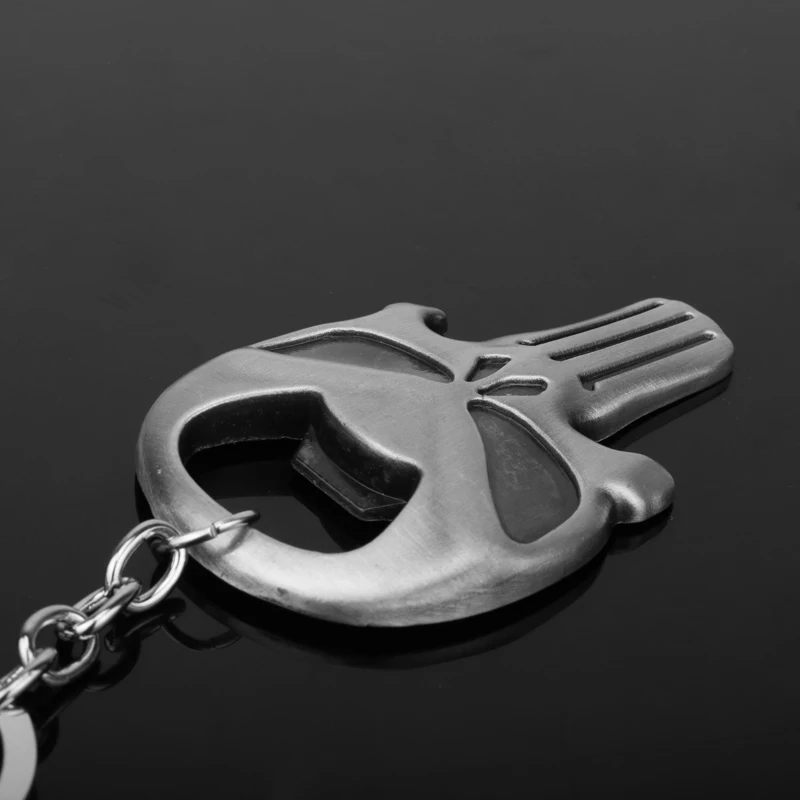 Фильм вокруг аксессуаров Каратель Череп брелок 2 использовать EDC бар пивная бутылка открывашка в виде ключа с кольцом