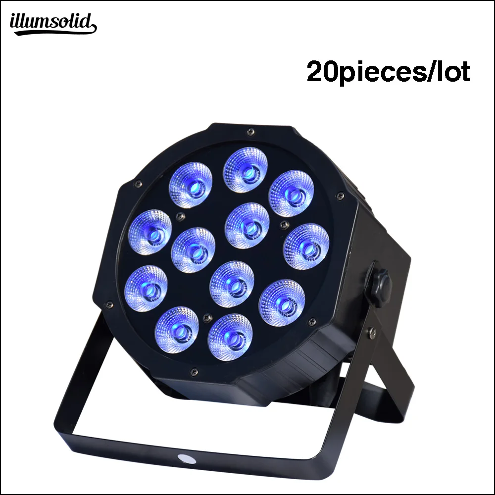 20 шт./лот светодиодный par 12x12 Вт Светодиодный прожектор для сцены дискотек DJ rgbw 4in1