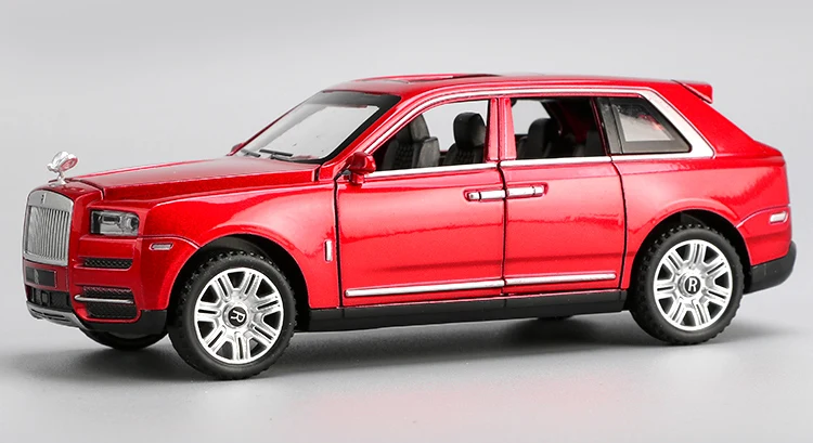 Сплав автомобиля RollsRoyced модель внедорожника внедорожник игрушечный автомобиль мальчик автомобиль красный и Глод цвет выбор