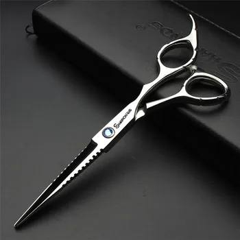 

Hairdressing scissors clippers high-quality hair use cutting tools 6inch440C steel high-quality barber scissors free delivery