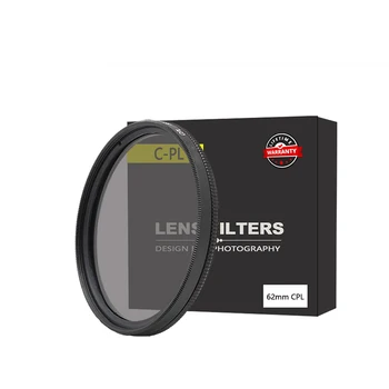 

kutupro 62mm Circular Polarizing CPL C-PL Filter Lens 62mm For Canon NIKON Sony Olympus Camera