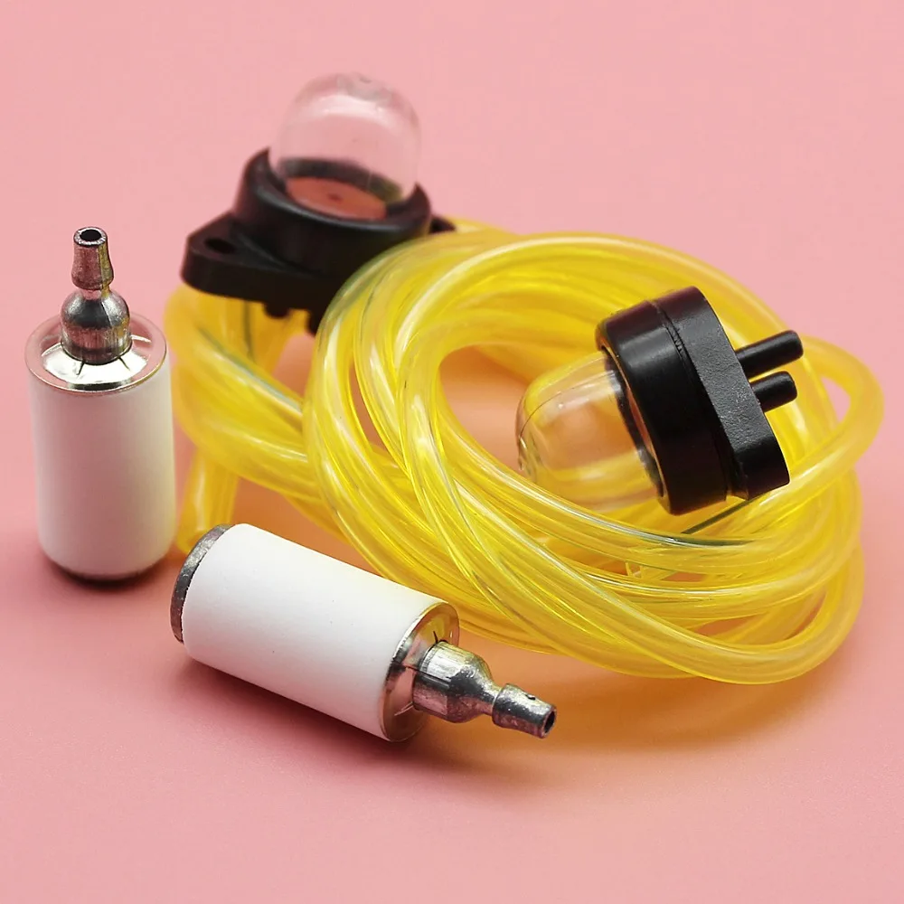 4-Size Fuel Filter, Line & Primer Bulb Kit For Poulan Chainsaw 2050, 2150, Craftsman, Weed Eater