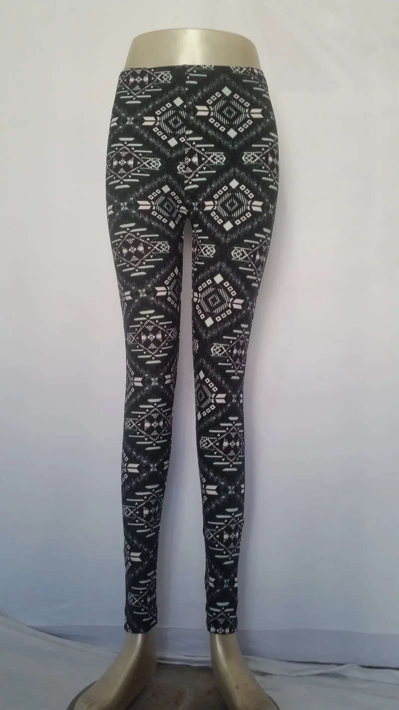 f11 womens bottoms high elastic pants capris comfortable leggings the european and american style popular print free shipping