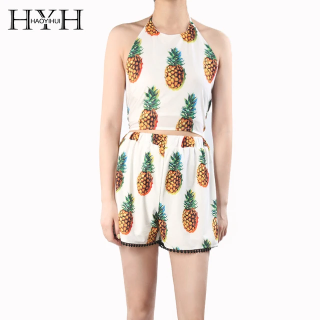 Best Price HYH HAOYIHUI Simple Bohemian Holiday Halter Halter Vest Shorts Two-Piece Suit Best Price HYH HAOYIHUI Simple Bohemian Holiday Halter Halter Vest Shorts Two-Piece Suit