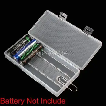 

500pcs/lot Plastic Case Battery Storing Hard Holder Storage Box For 8 x AA Batteries