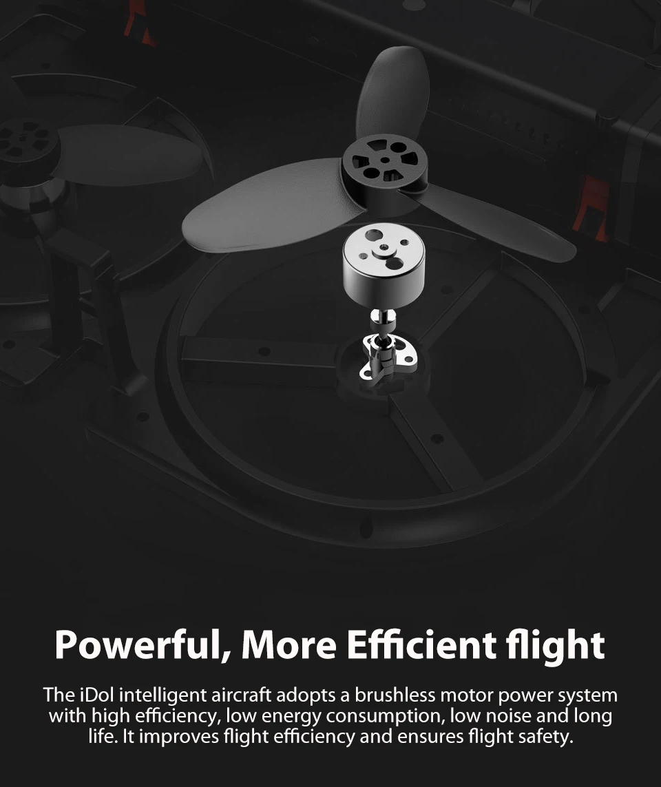 Xiaomi Idol Intelligent Aircraft Ai Recognition App Control Aerial Photography 1080P Gesture Photo Folding Portable Drone Remote