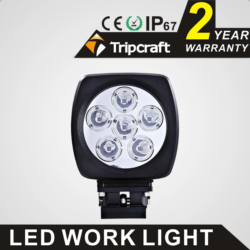 

Hot Sale 2017 New Led Work Light For Auto Car 4X4 Offroad Truck 60W Driving Light Auto Fog Light Spot Beam