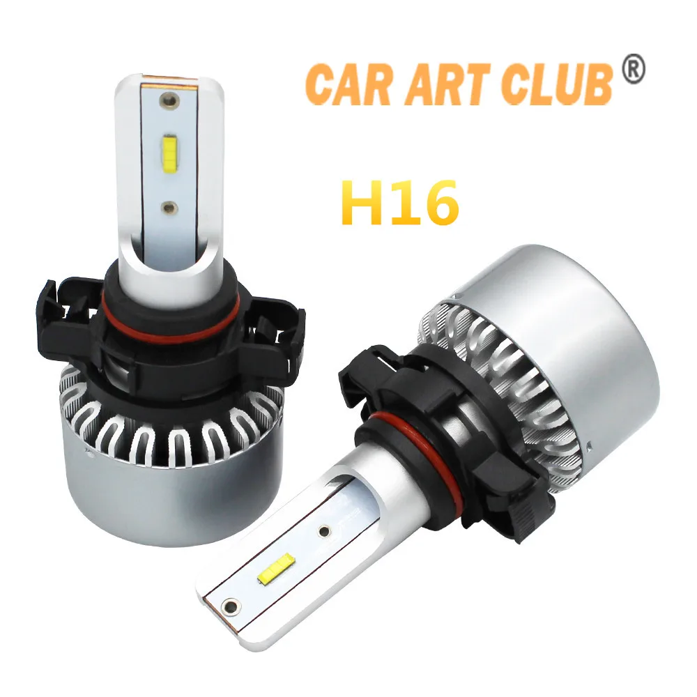 

Car Art Club H16 LED High Lumen 6500K Super White color Auto Headlight best sell H16 led Light Kit for Europe and Jenpanese car