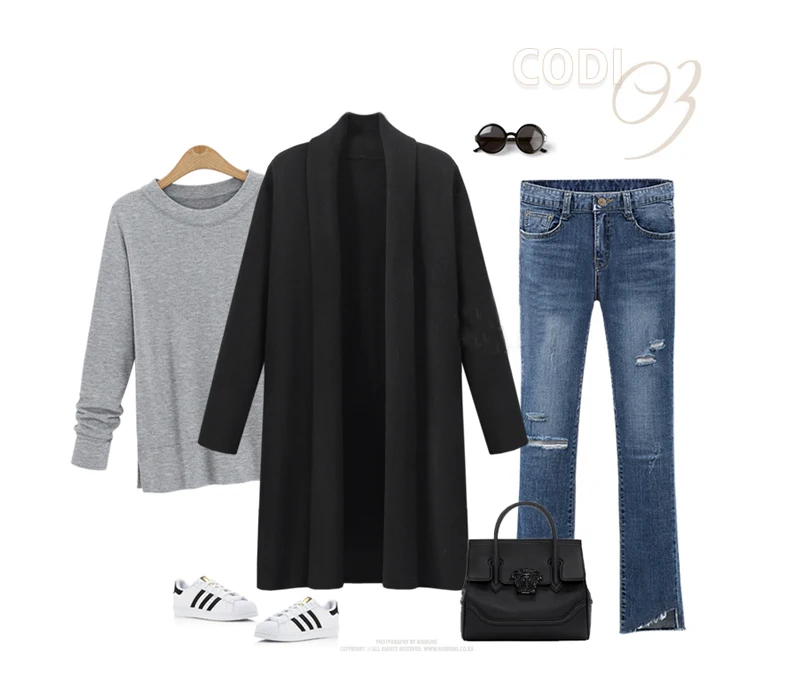 Autumn Winter Plus size XL-5XL Women Sweaters Knitwear Solid Long Sleeve Cardigans Knitted Sweater Open stitch Coat (13)