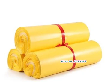 

200pcs/lot 14 Wire Yellow Courier Bags Self-Seal Adhesive Storage Bag Matte Material Envelope Mailer Postal Mailing Bags