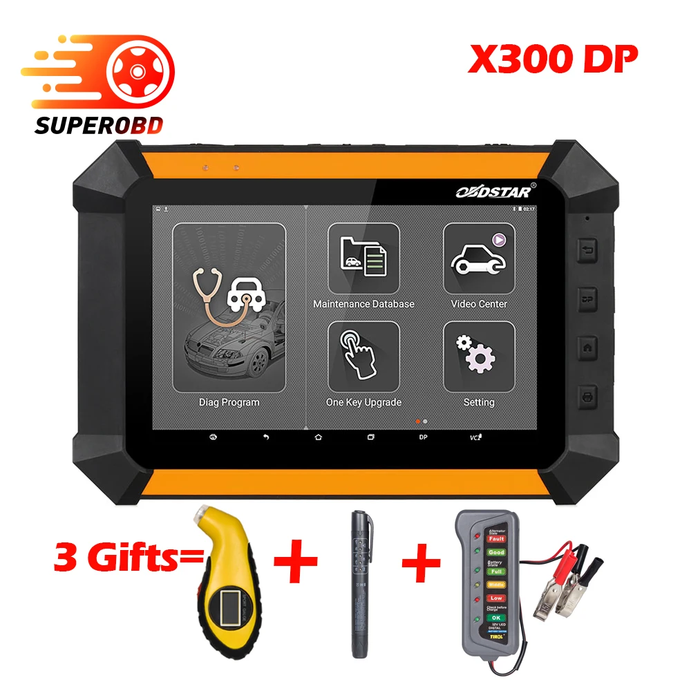 OBDSTAR X300 DP Car Auto Key Programmer+EEPROM Adapter Immobilizer Odometer Correction tool OBD2 Diagnostic Tool as x100 pad 2