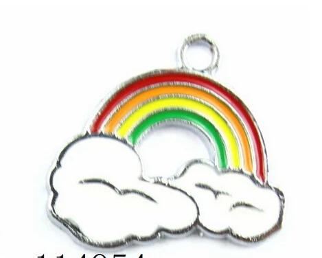 

New 30 Pcs rainbow DIY Metal Charms Jewelry Making Pendants A193