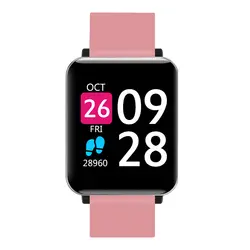 Квадратный Спорт Смарт часы Для женщин Дамы для Android IOS Smartwatch женские Фитнес электроника трекер Smart часы Вах Смарт-часы