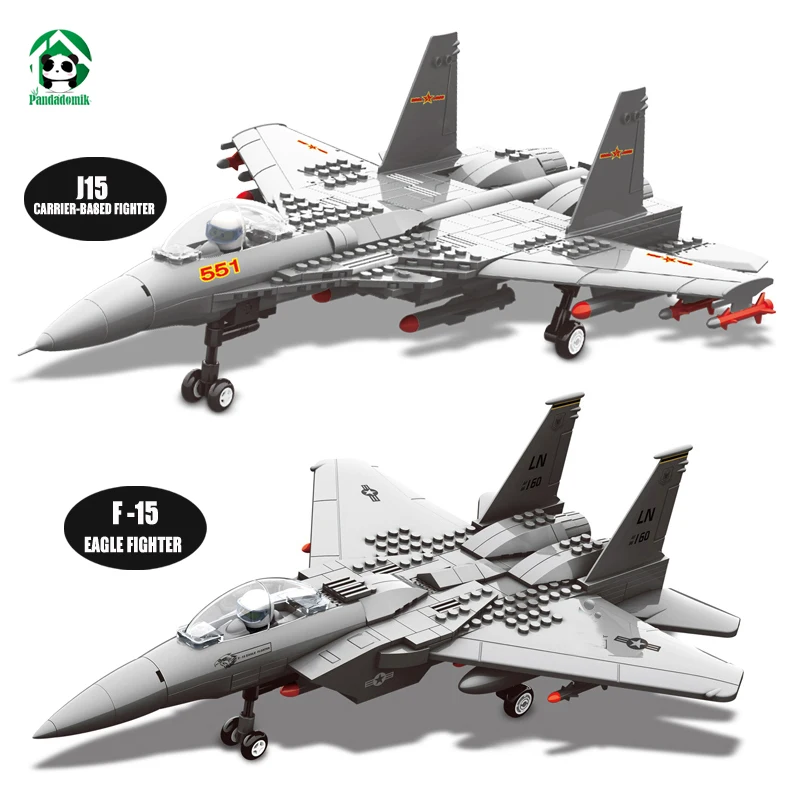 

F-15 Eagle Building Blocks Kit Military Army Set Models & Building Toys for Children Bricks legoinglys Compatible Toys for boys