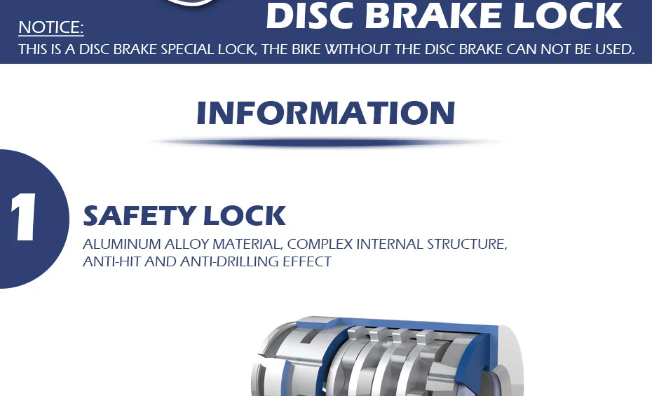 Для велосипеда victgoal замок Противоугонный дисковый тормозной замок ротор замки велосипед безопасности дисковый тормозной замок Велоспорт безопасный велосипед аксессуары