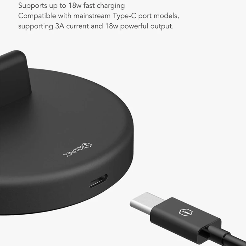 Youpin Panki Беспроводная подставка для телефона зарядное устройство Type C версия Xiaomi