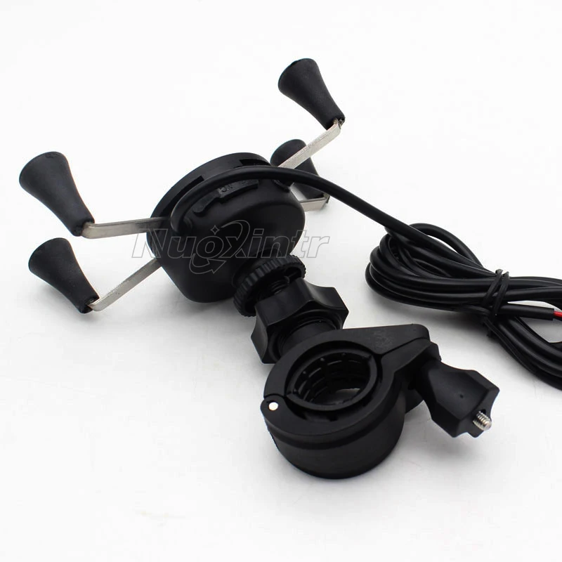 phone with a charge of the solid release of the mobile phone bracket for handle bike and motorcycle