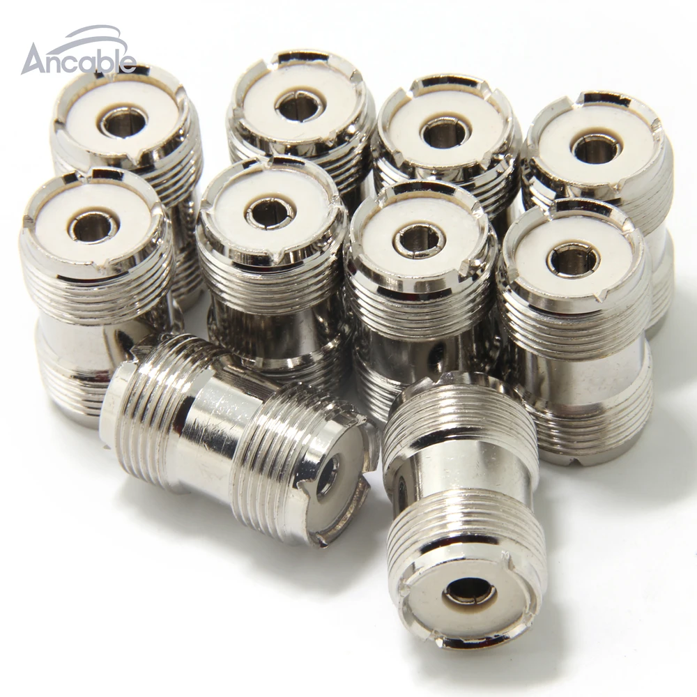 Коаксиальный переходник UHF SO 240 Female to коннектор для любительской радиоантенны 10
