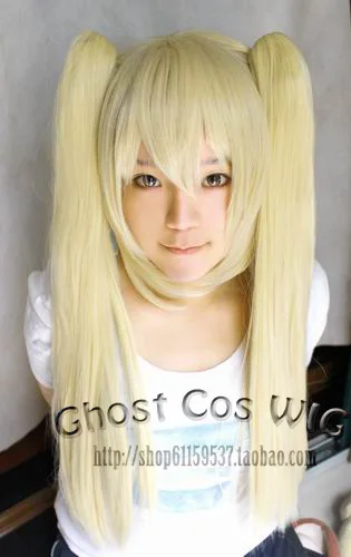 blonde wig with ponytail