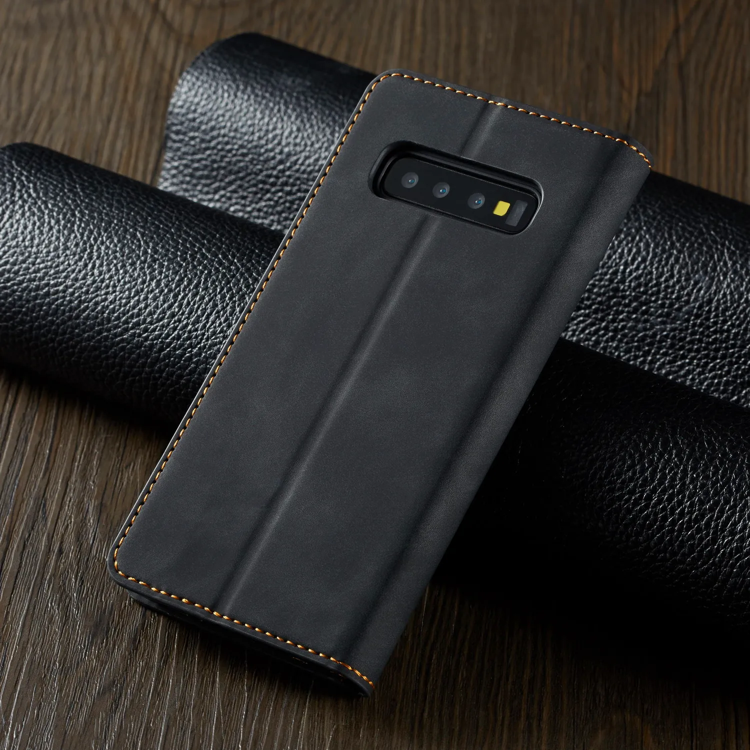 Роскошный кожаный чехол для телефона для samsung Galaxy S8 S9 S10 Plus, чехол с откидной магнитной подставкой для samsung Galaxy S10 E, чехол, Coque