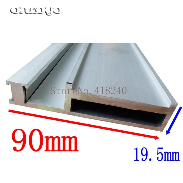 Embroidery Machine Accessories Aluminum Alloy With 2 Steel Strips Frame Rails 1 Meter