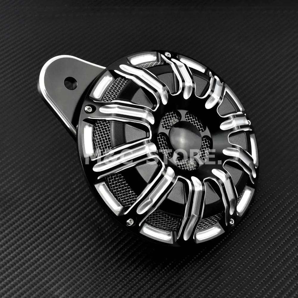 ЧПУ черный хромированный гудок для Harley Sportster XL 07 17 18 Touring Big Twin Cam 1991 14 15 16 17|horn