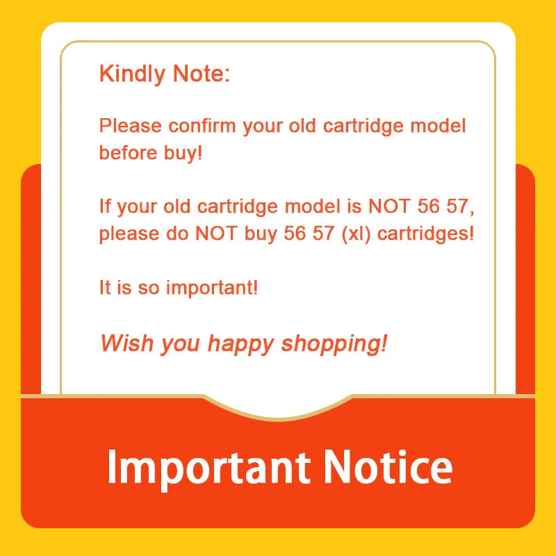 Картридж сменный для HP 56 57 Deskjet 2100 220 450 5510 5550 5552|replacement cartridge|cartridge for hpink cartridge hp |