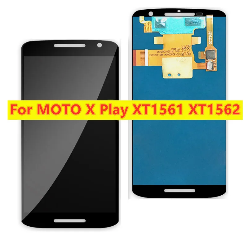 5," для Motorola MOTO X play XT1561 XT1562 XT1563 ЖК-дисплей кодирующий преобразователь сенсорного экрана в сборе с рамкой для Moto X Play lcd